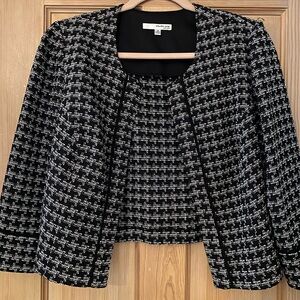 Studio One Monochrome Checkered Blazer